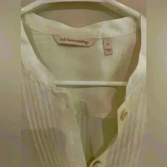 Soft Surroundings Silk blouse size S - Picture 2 of 7